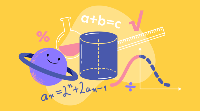 science and math lessons with digital whiteboard